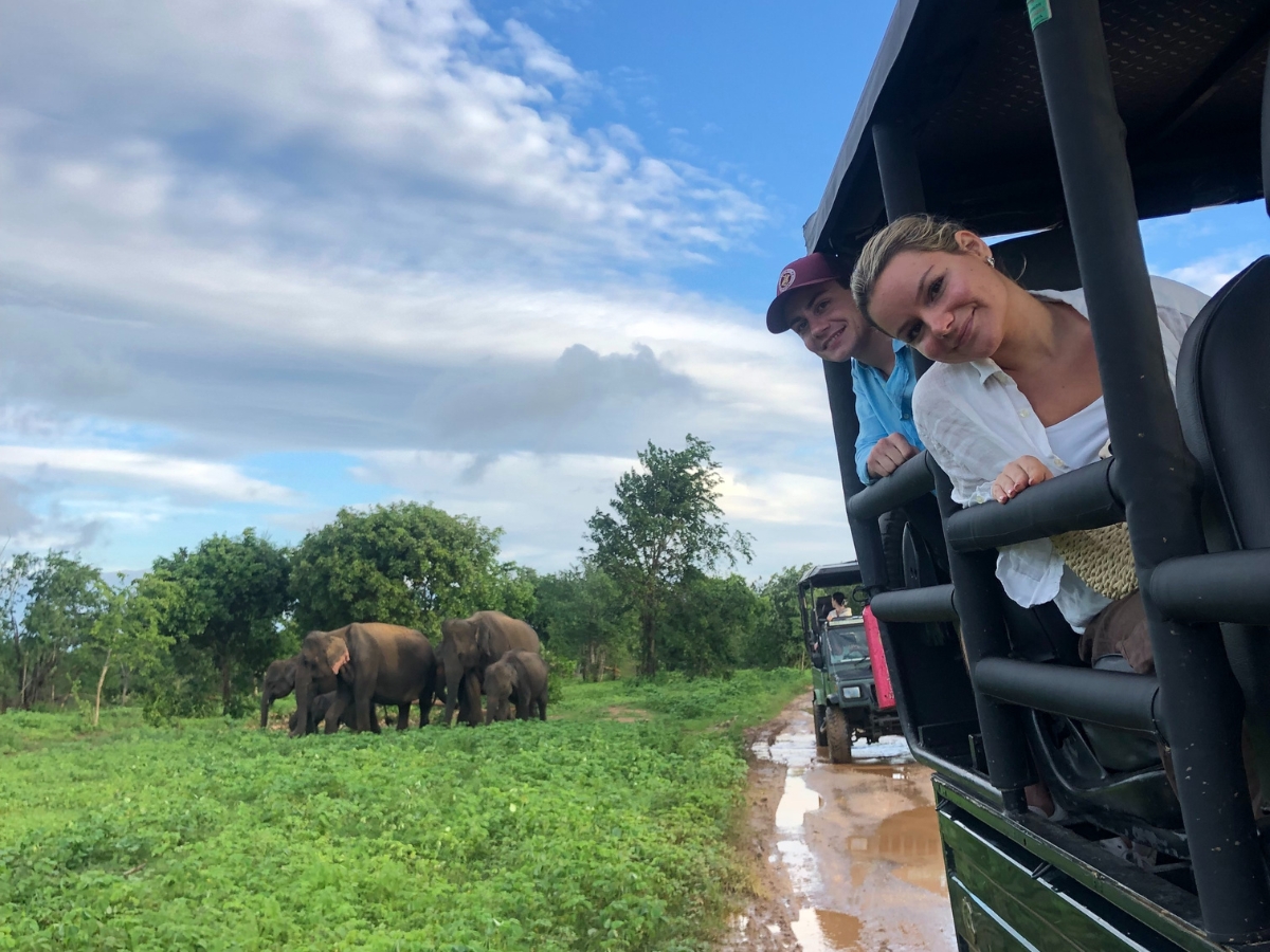 udawalawe safari girl with family